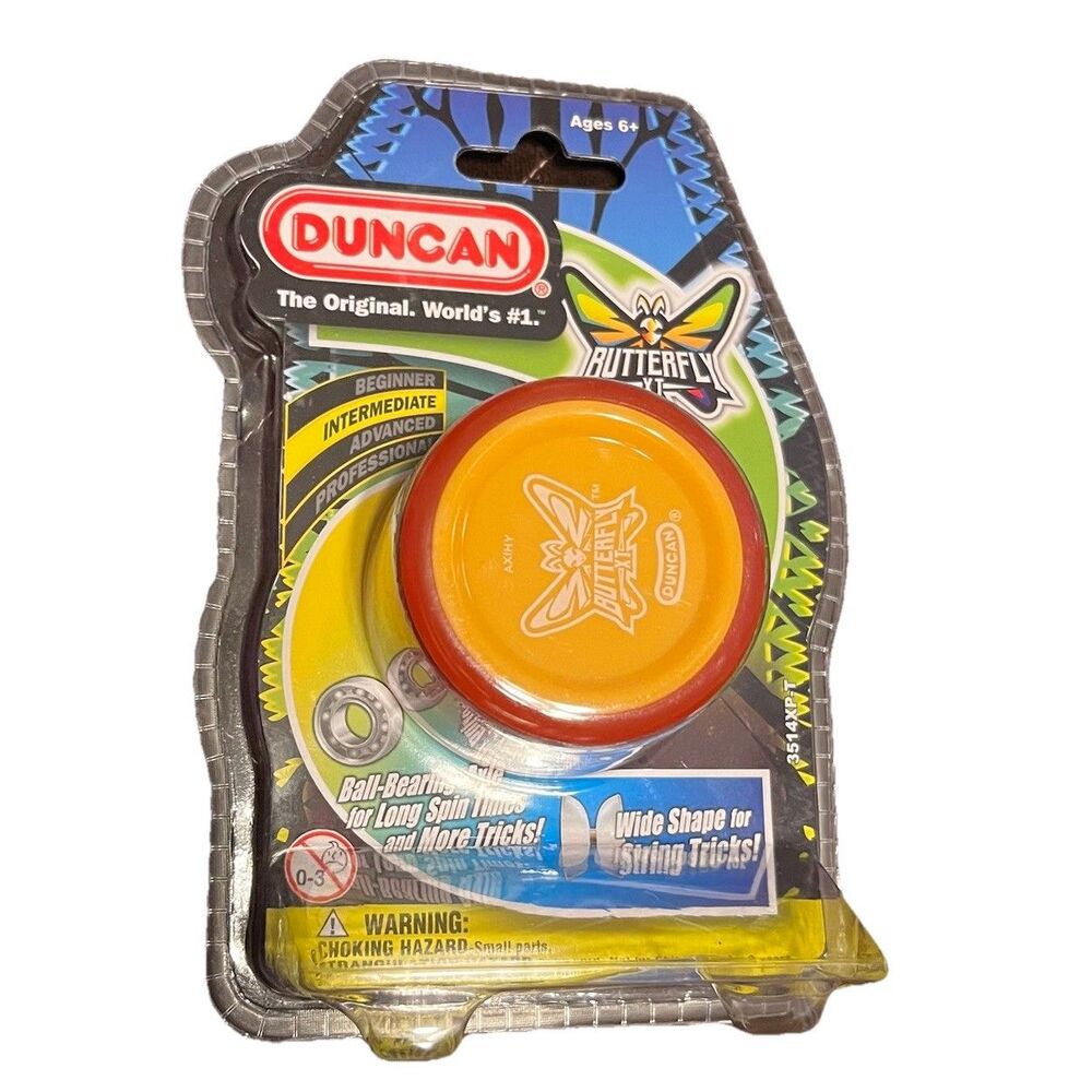 Duncan Toys Butterfly XT Yo-Yo with String Ball Bearing Axle Plastic Body NIB